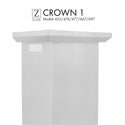 ZLINE Crown Molding 1 For Wall Range Hood (CM1-455/476/477/667/697)-Range Hood Accessories-CM1-455/476/477/667/697 ZLINE Kitchen and Bath