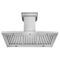36" ZLINE CrownSound™Ducted Vent Wall Mount Range Hood in Stainless Steel with Built-in Bluetooth Speakers (KL2CRN-BT-36)