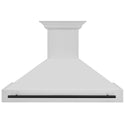 ZLINE Autograph Edition 48 in. Kitchen Package with Stainless Steel Dual Fuel Range, Range Hood, Dishwasher and Refrigeration with Matte Black Accents (4KAPR-RARHDWM48-MB) 