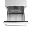 ZLINE 24 in. Touchstone 168 Can Outdoor-Rated Dual Refrigerator Drawer with White Matte Doors (RDSO-WM-24)
