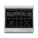 ZLINE 30" 4.0 cu. ft. Electric Oven and Gas Cooktop Dual Fuel Range with Griddle in Stainless Steel (RA-GR-30)