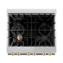 ZLINE 30" Range top view of cooktop.