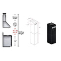 ZLINE 2-36" Chimney Extensions for 10 ft. to 12 ft. Ceilings (2PCEXT-BSKE2iN) - Rustic Kitchen & Bath - Range Hood Accessories - ZLINE Kitchen and Bath