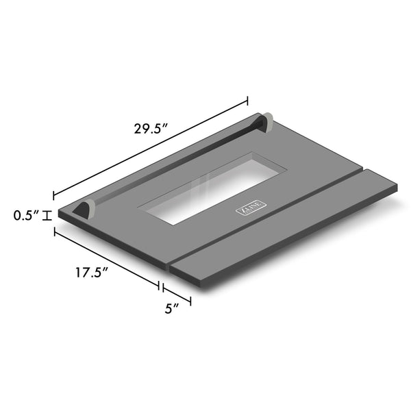 ZLINE 30 in. Black Matte Range Door for RA and RG and RAIND Models (RA-DR-BLM-30)