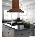 ZLINE Kitchen and Bath, ZLINE 36" Designer Series Copper Island Mount Range Hood (8KL3iC-36), 8KL3iC-36,