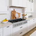 ZLINE 36" Porcelain Rangetop in DuraSnow® Stainless Steel with 6 Gas Burners (RTS-36) - Rustic Kitchen & Bath - ZLINE Kitchen and Bath