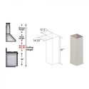 ZLINE 61" Wooden Chimney Extension for Ceilings up to 12.5 ft. (KBiTT-E) - Rustic Kitchen & Bath - Range Hood Accessories - ZLINE Kitchen and Bath