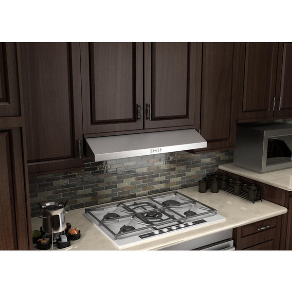 ZLINE Kitchen and Bath, ZLINE 615 Under Cabinet Range Hood in Stainless Steel, 615-30,