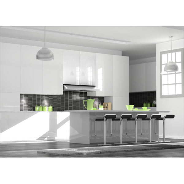 ZLINE Kitchen and Bath, ZLINE 615 Under Cabinet Range Hood in Stainless Steel, 615-30,