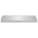 ZLINE 30 in. Ducted Under Cabinet Range Hood in Stainless Steel - Hardwired Power (617-30) front.