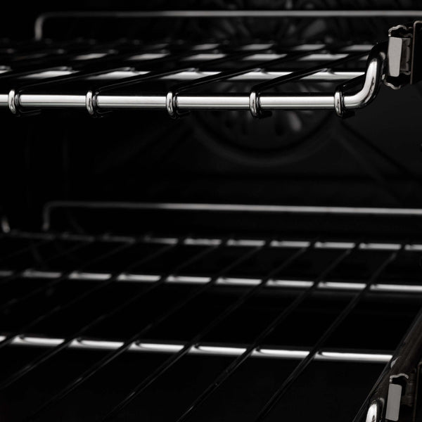 Adjustable oven racks.