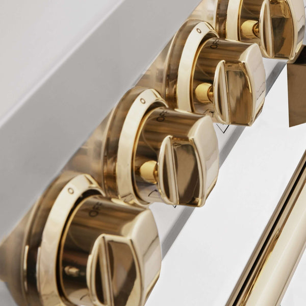 Autograph Edition Polished Gold knobs.