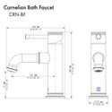 ZLINE Carnelian Bath Faucet (CRN-BF) Chrome