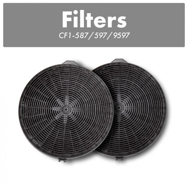 ZLINE Charcoal Replacement Filters for Models 587, 597, and 9597 (Set of 2) - Rustic Kitchen & Bath - Range Hood Accessories - ZLINE Kitchen and Bath