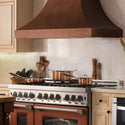 ZLINE 36" Designer Series Hand-Hammered Copper Finish Ducted Wall Range Hood (8632H-36)