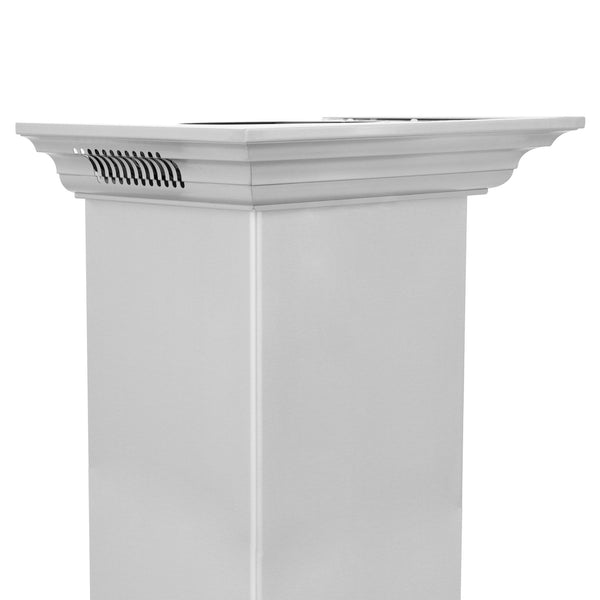 ZLINE Crown Molding in Stainless Steel with Built-in Bluetooth Speakers (CM6-BT-KN/KN4) - Rustic Kitchen & Bath - Range Hood Accessories - Rustic Kitchen & Bath