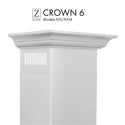 ZLINE Crown Molding Profile 6 for Wall Mount Range Hood (CM6-KN/KN4) - Rustic Kitchen & Bath - Crown Molding - ZLINE Kitchen and Bath