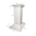 ZLINE 30" Convertible Vent Wooden Island Mount Range Hood in Cottage White (KBiTT-30)