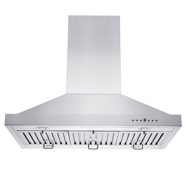 30 in. Ducted Island Mount Range Hood with Dual Remote Blower in Stainless Steel (GL2i-RD-30)