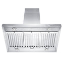 30 in. Ducted Island Mount Range Hood with Dual Remote Blower in Stainless Steel (GL2i-RD-30)