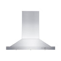 30 in. Ducted Island Mount Range Hood with Single Remote Blower in Stainless Steel (GL2i-RS-30-400)