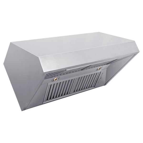 ZLINE Kitchen and Bath, ZLINE DuraSnow® Stainless Steel Under Cabinet Range Hood (8685S), 8685S-30,