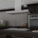 ZLINE Convertible Vent Island Mount Range Hood in Stainless Steel (KE2i) with ZLINE Kitchen Appliances