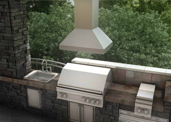 ZLINE Kitchen and Bath, ZLINE Outdoor Approved Island Mount Range Hood in Stainless Steel (597i-304), 597i-304-30, ZLINE Outdoor Approved Island Range Hood in Stainless Steel (597i-304)