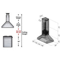 ZLINE Kitchen and Bath, ZLINE Outdoor Approved Island Mount Range Hood in Stainless Steel (597i-304), 597i-304-30, ZLINE Outdoor Approved Island Range Hood in Stainless Steel (597i-304)