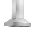 ZLINE Outdoor Approved Island Mount Range Hood in Stainless Steel (697i-304) side.