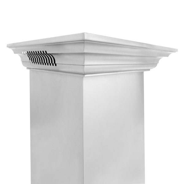 ZLINE Professional Wall Mount Range Hood in Stainless Steel with Built-in CrownSound® Bluetooth Speakers (667CRN-BT) - Rustic Kitchen & Bath - ZLINE Kitchen and Bath