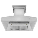 ZLINE Professional Wall Mount Range Hood in Stainless Steel with Built-in CrownSound® Bluetooth Speakers (667CRN-BT) - Rustic Kitchen & Bath - ZLINE Kitchen and Bath