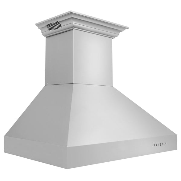 ZLINE Professional Wall Mount Range Hood in Stainless Steel with Built-in CrownSound® Bluetooth Speakers (667CRN-BT) - Rustic Kitchen & Bath - ZLINE Kitchen and Bath