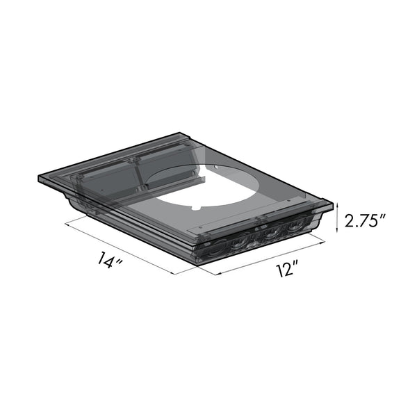 ZLINE Professional Wall Mount Range Hood in Stainless Steel with Built-in CrownSound® Bluetooth Speakers (667CRN-BT) - Rustic Kitchen & Bath - ZLINE Kitchen and Bath
