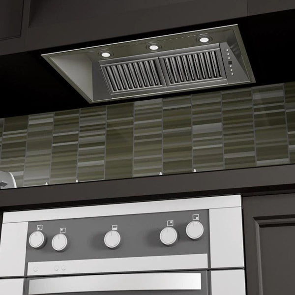 ZLINE Ducted Wall Mount Range Hood Insert in Stainless Steel (721)-Range Hoods- ZLINE Kitchen and Bath