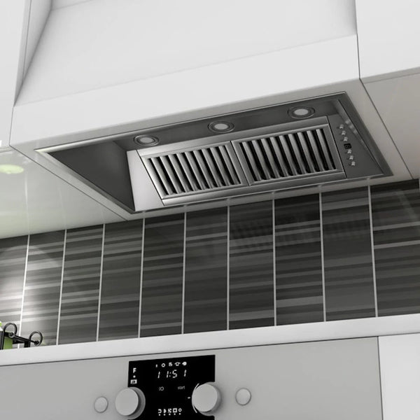 ZLINE Ducted Wall Mount Range Hood Insert in Stainless Steel (721)-Range Hoods- ZLINE Kitchen and Bath