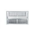 ZLINE Ducted Island Mount Range Hood Insert in Stainless Steel (824i) under