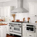ZLINE Professional Convertible Vent Wall Mount Range Hood in Stainless Steel (597)