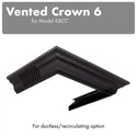ZLINE Vented Crown Molding Profile 6 for Wall Mount Range Hood (CM6V-KBCC) - Rustic Kitchen & Bath - Range Hood Accessories - ZLINE Kitchen and Bath