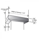 ZLINE Vented Crown Molding Profile 6 for Wall Mount Range Hood (CM6V-KPCC) - Rustic Kitchen & Bath - Range Hood Accessories - ZLINE Kitchen and Bath