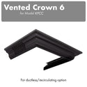 ZLINE Vented Crown Molding Profile 6 for Wall Mount Range Hood (CM6V-KPCC) - Rustic Kitchen & Bath - Range Hood Accessories - ZLINE Kitchen and Bath