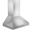 ZLINE Professional Convertible Vent Wall Mount Range Hood in Stainless Steel (597) Side Above View