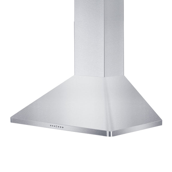 ZLINE Convertible Vent Wall Mount Range Hood in Stainless Steel (KF1) side alternate.