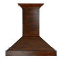 ZLINE Convertible Vent Wooden Wall Mount Range Hood in Walnut (KBRR) front