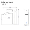ZLINE Zephyr Bath Faucet (ZEP-BF)